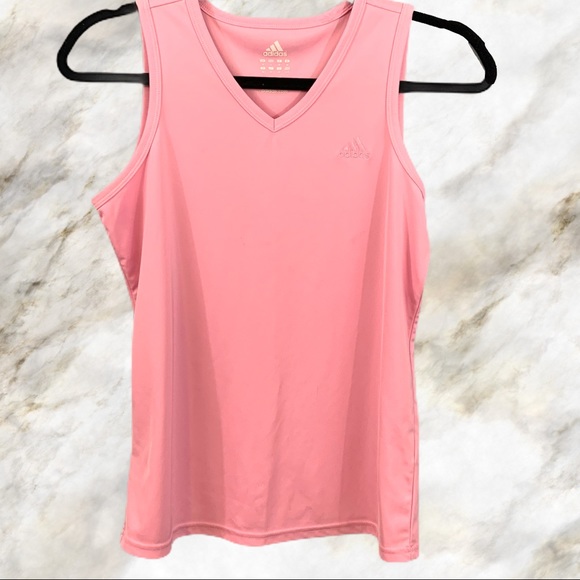 adidas Tops - Adidas Pink Athletic Tank Size Small